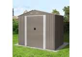 Riwall RMSA 6x8 Brown Fém kerti ház 2,4 x 1,7 m SD-X0608-H170C-B