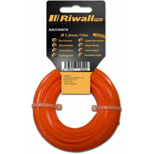 Riwall PRO Szögletes damil, 1,2 mm, 15 m RACC00076