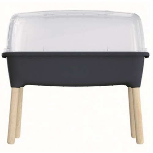 Prosperplast RESPANA PLANTER WOOD HIGH Set 77x38x79,5cm, antracit ISEW780H