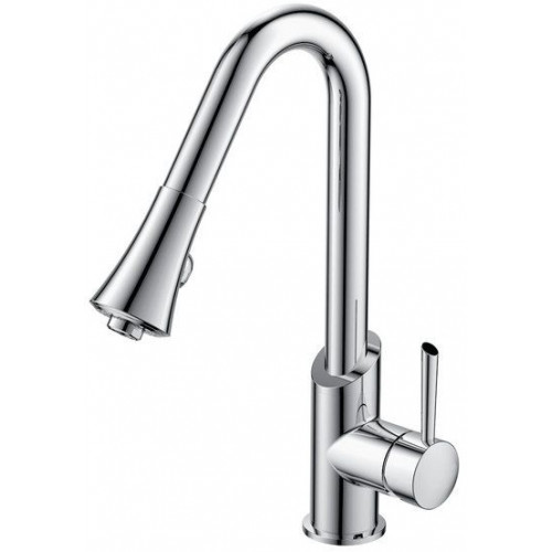 SAPHO VOGUE mosogató csaptelep kihúzható zuhanyfejjel, króm 1105-63