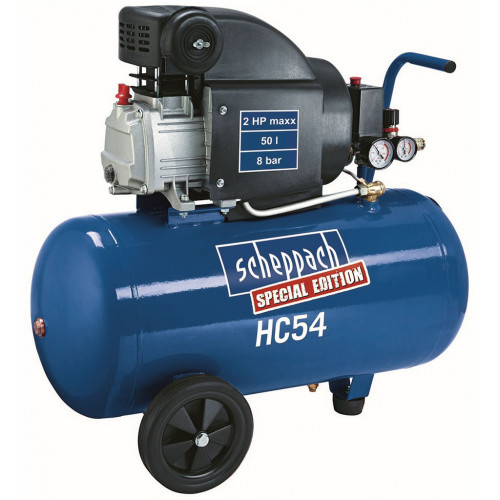 KIÁRUSÍTÁS SCHEPPACH HC 54 Olajkenésű kompresszor 50 L 5906103901 KICSOMAGOLT