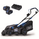 SCHEPPACH BC-MP380-X-SET XL2 Akkus fűnyíró 4 az 1-ben (2x20V/2x4,0Ah) 5911414400