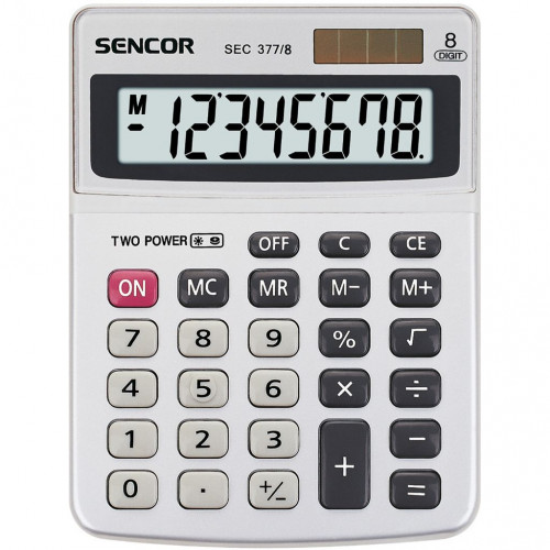 SENCOR SEC 377/8 zsebszámológép 10001170 SENCOR SEC 377/8 zsebszámológép 10001170