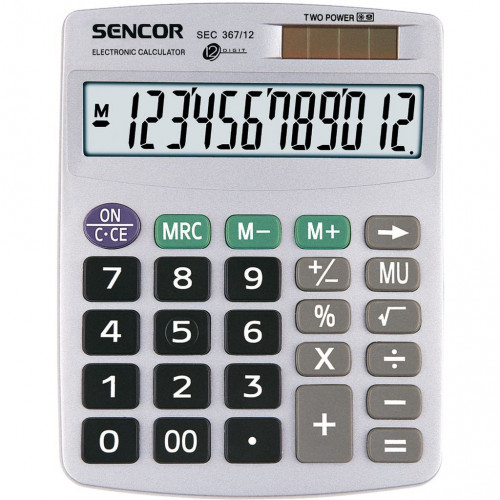 SENCOR SEC 367/12 zsebszámológép 10001172 SENCOR SEC 367/12 zsebszámológép 10001172