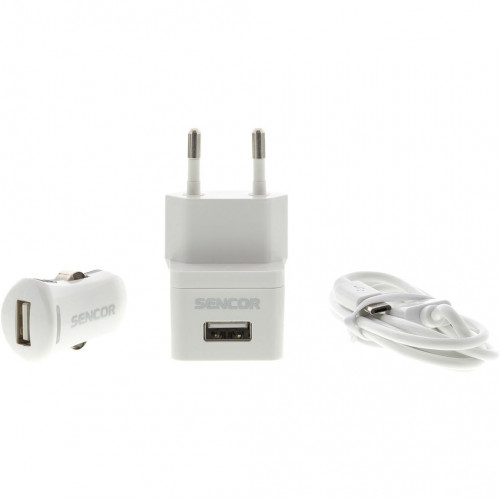 SENCOR KIT SCO 515-000WH USB készlet 1M / WALL / CAR 30014836