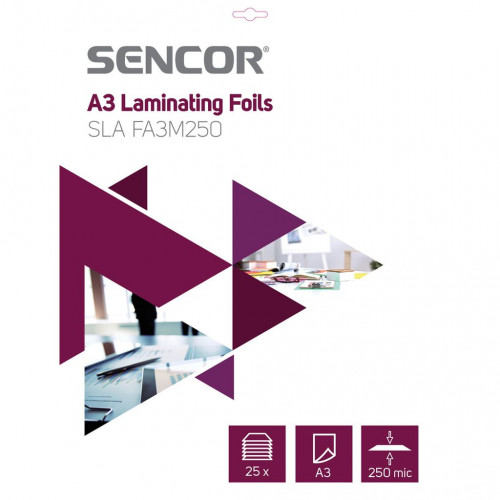 SENCOR SLA FA3M250 A3-as lamináló fólia 45011728