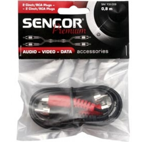 SENCOR SAV 102-025 RCA-RCA kábel 35020167 SENCOR SAV 102-025 RCA-RCA kábel 35020167