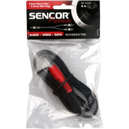 SENCOR SAV 104-020 3,5 jack - 2xRCA MP kábel 35020171 SENCOR SAV 104-020 3,5 jack - 2xRCA MP kábel 35020171