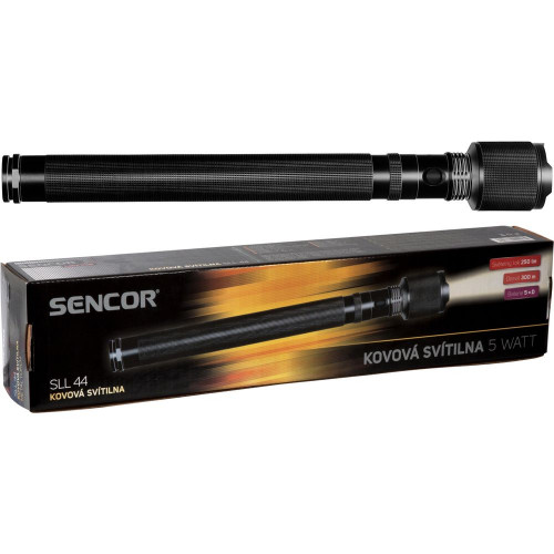 SENCOR SLL 44 fém zseblámpa Profi 5WATT 5xD 35038391