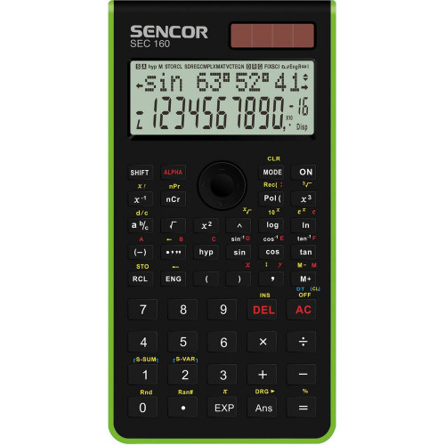 SENCOR SEC 160 GN tudományos számológép 45009521