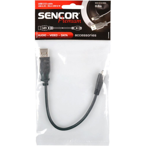 SENCOR SCO 512-008 USB A / M-Micro B kábel 45009402 SENCOR SCO 512-008 USB A / M-Micro B kábel 45009402