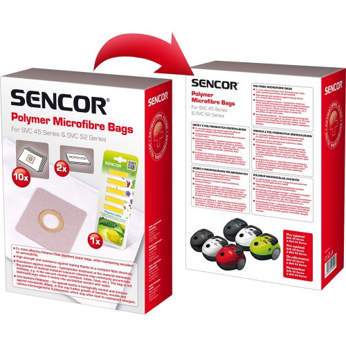 SENCOR SVC 45/52 + LEMON mikroszálas textil porzsák 41000684