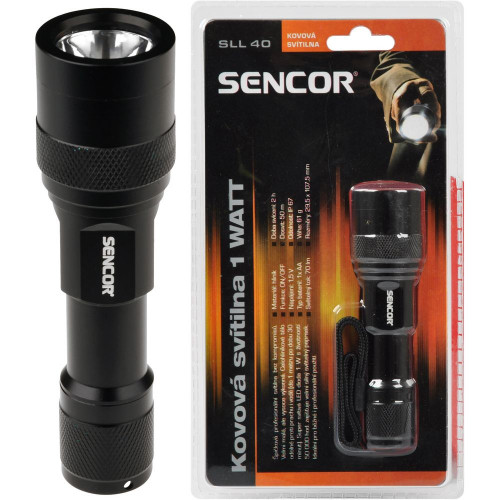 SENCOR SLL 40 fém elemlámpa 1 WAT 1xAA 35032996 SENCOR SLL 40 fém elemlámpa 1 WAT 1xAA 35032996