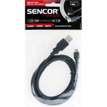 SENCOR USB Micro USB Átalakító Fekete 1.5m SCO 512-015 35039758