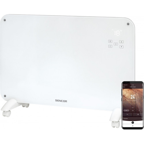 SENCOR SCF 4200WH üveg hősugárzó digitális működtetéssel 41008990 SENCOR SCF 4200WH üveg hősugárzó digitális működtetéssel 41008990