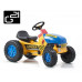 G21 Classic lábbal hajtós traktor sárga / kék 690811