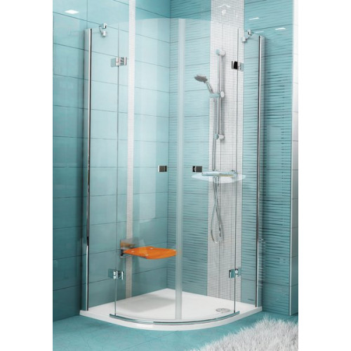 VÉGKIÁRUSÍTÁS RAVAK SmartLine SMSKK4-80 negyedköríves zuhanykabin ( króm + transparent) 3S244A00Y1