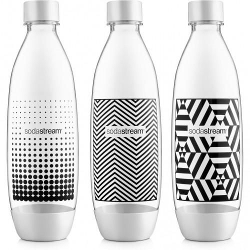 SODASTREAM Fuse Black & White palack, 3 x 1l 42002133