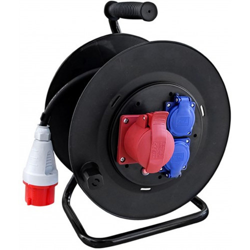 SOLIGHT PB40 - Hosszabbító kábel dobon 25m, IP44