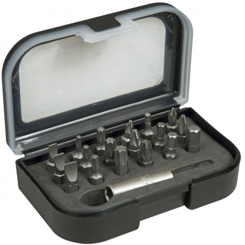 Stanley 1-13-901 1/4" 19 részes, 25 mm-es behajtó fej készlet mágneses adapterrel