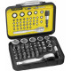 Stanley 1-13-906 Behajtófej készlet 1/4", 25mm, 40db