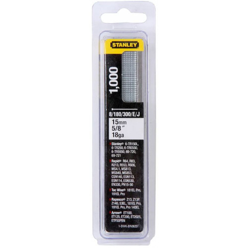 Stanley 1-SWK-BN0625T Tűszeg 8/300/E/J, 15mm, 1000db