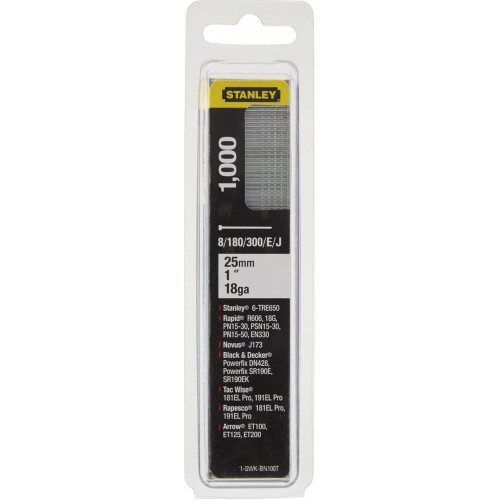 Stanley 1-SWKBN100T Tűszeg 8/300/E/J, 25mm, 1000db