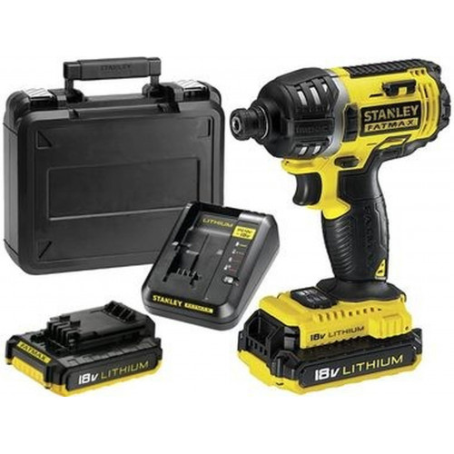 Stanley FMC645D2 FatMax Akkus ütvecsavarozó kofferben (1/4"180 Nm) (18V 2x 2,0Ah)