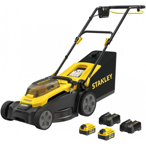 Stanley SCMWP3701M2-QW FatMax V20 Akkus fűnyíró (37cm/2x18V/2x4,0Ah)