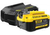 Stanley SFMCB14M1-QW FatMax V20 Akkumulátor és töltő szett (18V/4,0Ah)