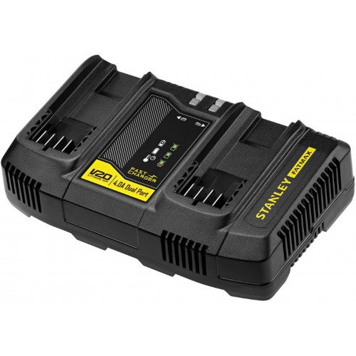 Stanley SFMCB24-QW FatMax V20 Duál Akkumulátor gyorstöltő (18V/4A)