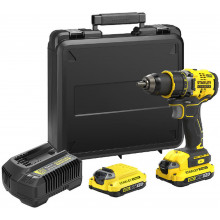 Stanley SFMCD720D2K-QW FatMax V20 Akkus fúró-csavarbehajtó (80Nm/18V/2x2,0Ah) koffer
