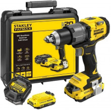 Stanley SFMCD725D2K-QW FatMax V20 Akkus fúrógép (80Nm/18V/2x2,0Ah) koffer