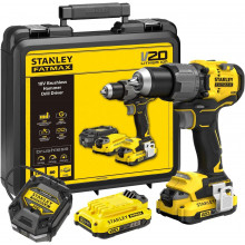 Stanley SFMCD726D2K-QW FatMax V20 Akkus fúró-csavarozó (80Nm/18V/2x2,0Ah) koffer