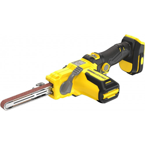 Stanley SFMCE210B-XJ FatMax V20 Akkus kézi szalagcsiszoló (13x457mm/18V/akku,töltő nélkül)