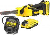 Stanley SFMCE210D2K-QW FatMax V20 Akkus szalagcsiszoló 13x457mm (18V/2x2,0Ah)