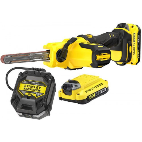 Stanley SFMCE210D2K-QW FatMax V20 Akkus szalagcsiszoló 13x457mm (18V/2x2,0Ah)