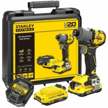 Stanley SFMCF830D2K-QW FatMax V20 Akkus ütvecsavarozó 1/4" (18V/2x2,0Ah) koffer