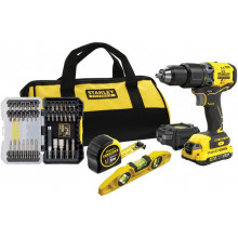 Stanley SFMCK101D1S-QW FatMax V20 Akkus ütvefúró-csavarozó szett (18V/1x2,0Ah) táska