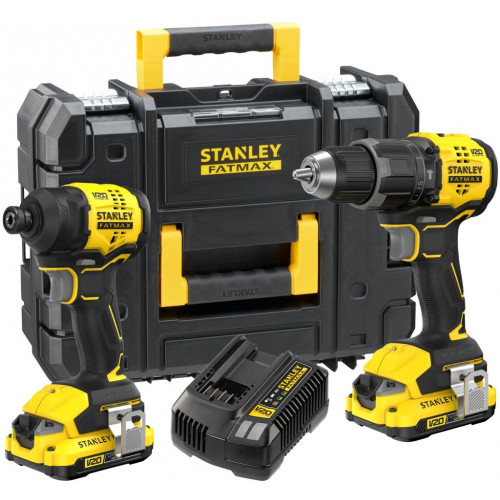 Stanley SFMCK201D2T-QW FatMax V20 Akkus gépszett (18V/2x2,0Ah) Pro-Stack Stanley SFMCK201D2T-QW FatMax V20 Akkus gépszett (18V/2x2,0Ah) Pro-Stack