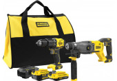 Stanley SFMCK216MDS-QW FatMax V20 Akkus gépszett (18V/1x4,0Ah/1x2,0Ah), hordtáska