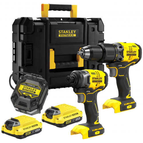Stanley SFMCK461D2T-QW FatMax V20 Akkus gépszett (18V/2x2,0Ah) Tstak Stanley SFMCK461D2T-QW FatMax V20 Akkus gépszett (18V/2x2,0Ah) Tstak