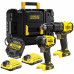 Stanley SFMCK461D2T-QW FatMax V20 Akkus gépszett (18V/2x2,0Ah) Tstak