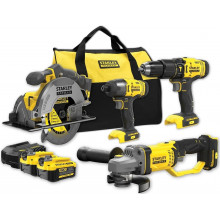 Stanley SFMCK469M2-QW FatMax V20 Akkus gépszett (18V/2x4,0Ah) hordtáska