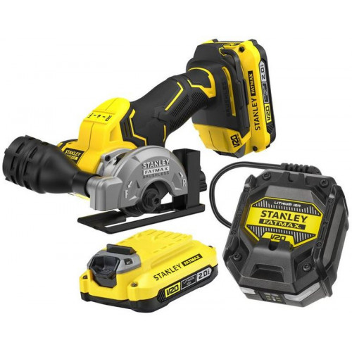 Stanley SFMCM300D2-QW FatMax V20 Akkus univerzális vágógép (76mm/18V/2x2,0Ah)
