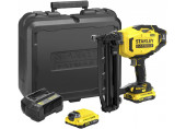 Stanley SFMCN616D2K-QW FatMax V20 Akkus tűző és szegezőgép (16Ga/18V/2x2,0Ah) koffer