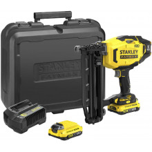 Stanley SFMCN616D2K-QW FatMax V20 Akkus tűző és szegezőgép (16Ga/18V/2x2,0Ah) koffer