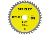 Stanley STA13035-XJ Körfűrészlap fához TCT/HM 190x30mm, 40 fog