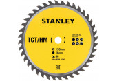 Stanley STA13145-XJ Körfűrészlap keresztvágáshoz TCT/HM 190x16mm, 40 fog
