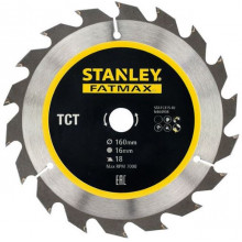 Stanley STA15315-XJ Körfűrészlap hosszvágásokhoz TCT/HM 160x16mm, 18 fog